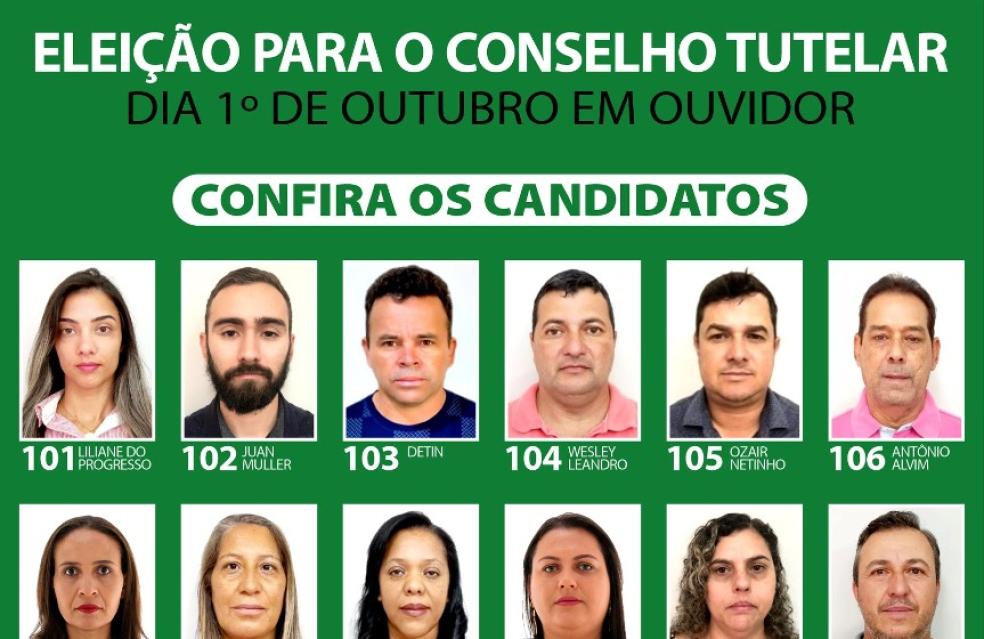 Eleição para escolha dos novos membros do Conselho Tutelar de Ouvidor.