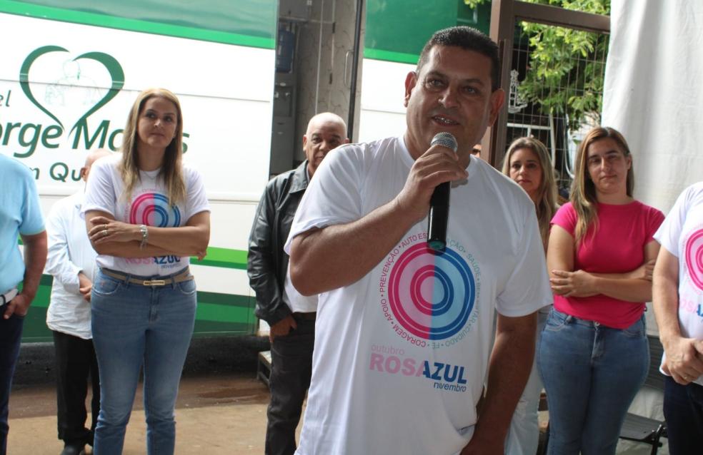 Campanha Outubro Rosa e Novembro Azul.