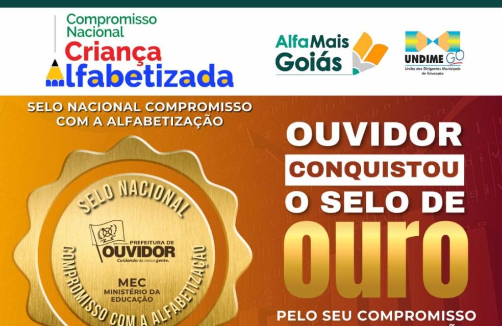 Criança Alfabetizada e foi premiado com ouro pelo MEC! 🏅