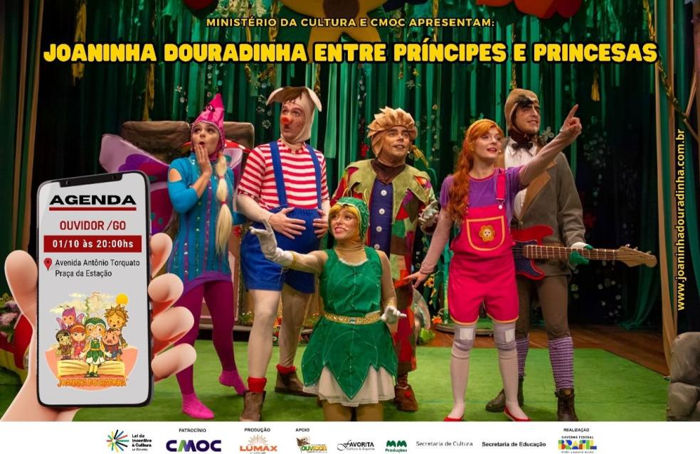 Peça teatral "Joaninha Douradinha entre príncipes e princesas".