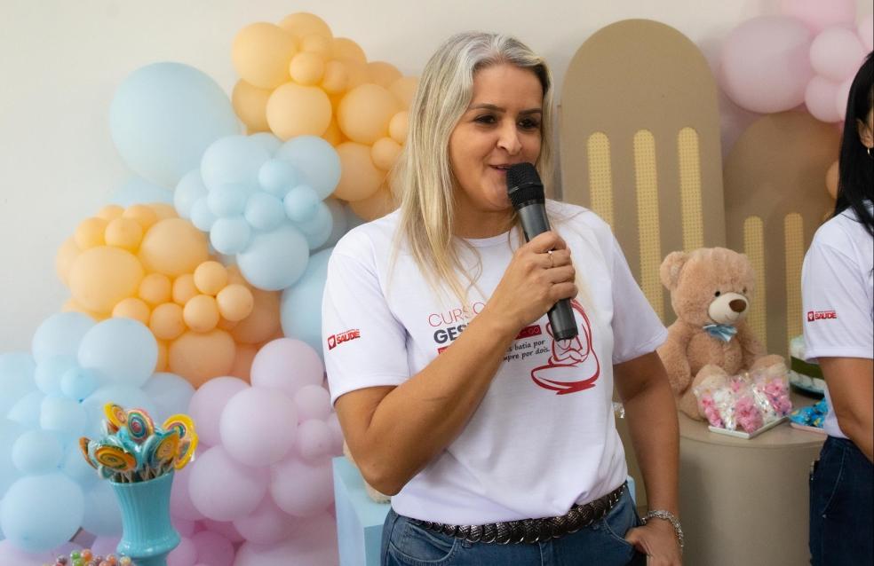 Encerramento do curso de gestantes das mamães ouvidorenses.