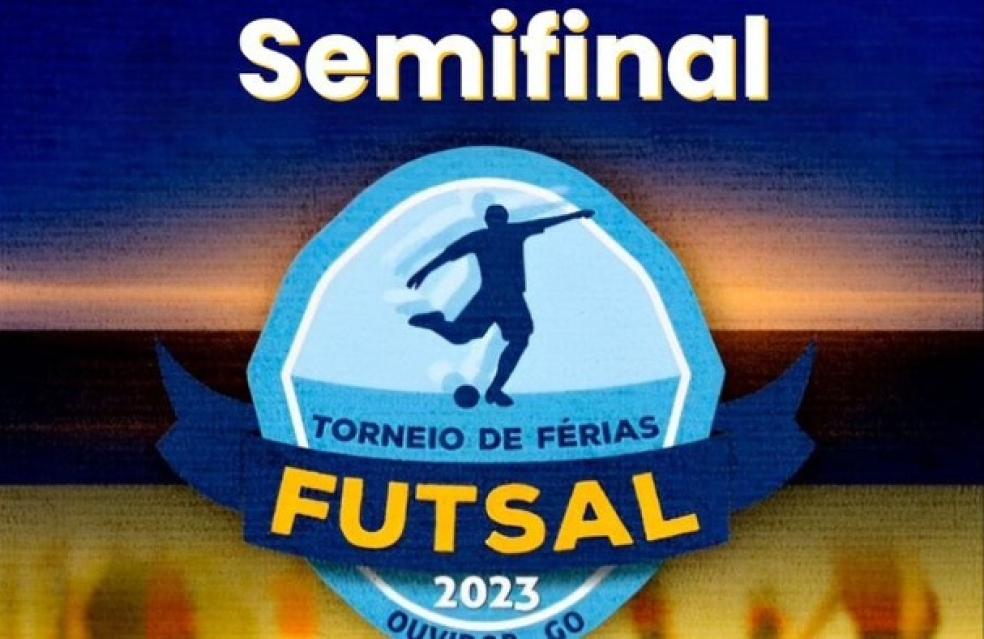 Semifinal do Torneio de Férias de Futsal de Ouvidor 2023.