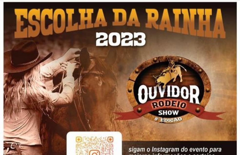 Escolha da Rainha, Princesa e Madrinha dos peões da 8ª edição do Ouvidor Rodeio Show 🤠